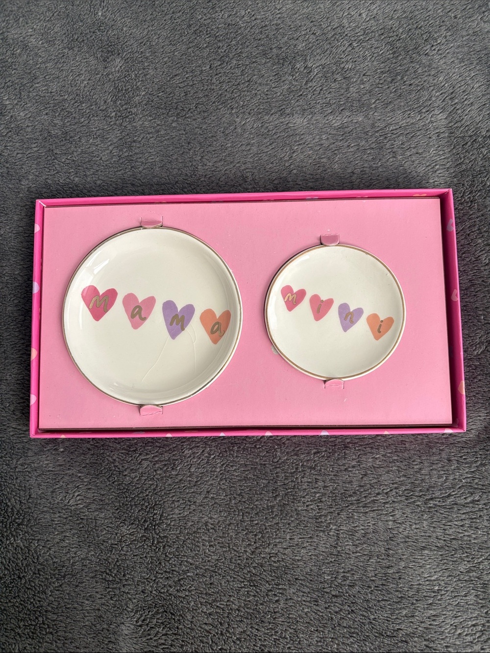 Set of 2 - Mama & Mini Trinket Trays